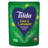 Tilda Microwave Lime and Coriander Basmati Rice, 250g