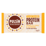 Pulsin Vanilla Choc Chip Protein Bar, 50g