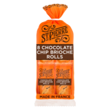 St Pierre 8 Choc Chip Brioche Rolls, 280g