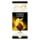 Tablette de Chocolat Noir Citron Gingembre Lindt 100g