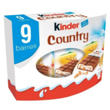 Kinder Country x9 barres de céréales au chocolat