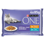 Pâtée pour Chat Sensibles Purina One 4x85g