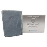 Savon Végétal Bio au Charbon Détoxifiant Démaquillant Antheya 100g