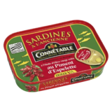 Sardines Huile d'Olive Piment d'Espelette Connétable 115g