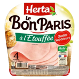 Jambon de Paris 4 Tranches Herta 170g