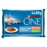 Pâtée pour Chat Stérilisés Purina One 4x85g