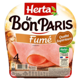 Jambon Le Bon Paris Fumé Herta 4 Tranches 140g