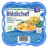 Blédichef Plat bébé onctueuse épinards saumon dès 12 mois, 230g