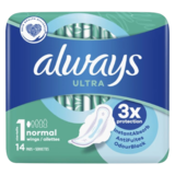 Serviettes Hygiéniques Ultra Always x14