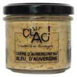Tartinable Fromagé Bio Aubergine au Bleu d'Auvergne Clac! 100g