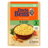 Riz Express Curry Légumes Uncle Ben's 250g
