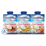 Crème UHT Épaisse Légère Bridélice 3x20cl