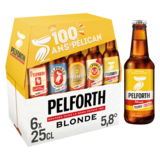 Bière Blonde Pelforth 5°8 6x25cl