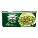 Petits Pois Carottes Cassegrain 265g