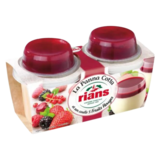 Panna Cotta Coulis Fruits Rouges Rians 2x120g