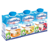 Crème UHT Fluide Légère 12% Bridélice 3x20cl