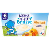 P'tit Brassé Abricot Nestlé 4x100g