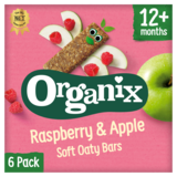 Organix Raspberry & Apple Oaty Bar, 6 x 30g