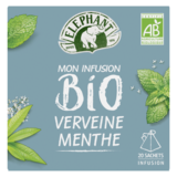 Infusion Verveine Menthe Bio Éléphant 20 sachets