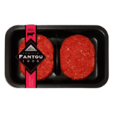 Steak Haché Pur Boeuf, origine France, Famille Fantou 2x100g