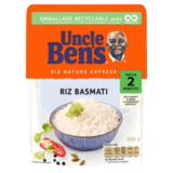 Riz Basmati Micro-Onde Uncle Bens 250g