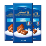 Tablettes Chocolat Lait Lindt 3x110g