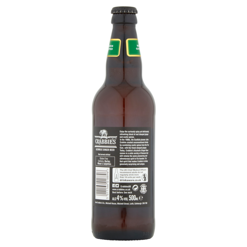 Crabbies Alcoholic Ginger Beer, 500ml : Alcohol fast delivery by App or ...