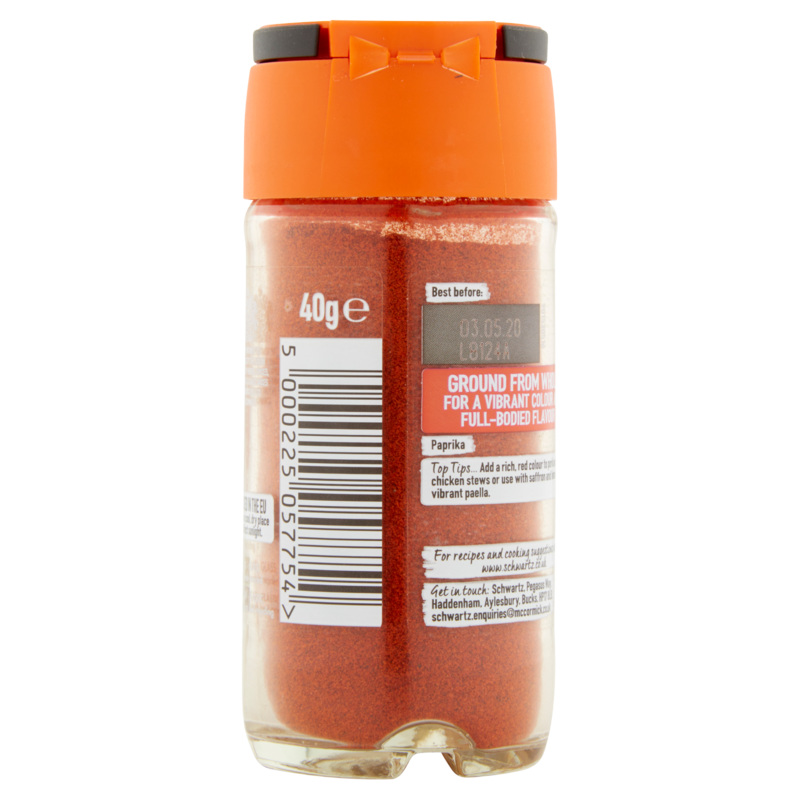 Schwartz Paprika, 40g Food Cupboard fast delivery by App or Online