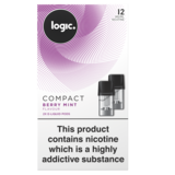 Logic Compact E-Liquid Pods Berry Mint 12mg/ml, 2 x 1.7ml