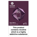 Vuse ePod Very Berry Nic Salts eLiquid Pods 12mg/ml, 2s