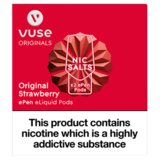 Vuse ePen Original Strawberry Nic Salts eLiquid Pods (12mg/ml), 2s