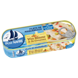 Maquereaux au Vin Blancet Herbes Aromates Petit Navire 175g