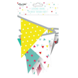 Mesa Bela Guirlande Fanion Anniversaire x 2m
