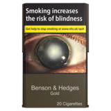 Benson & Hedges Gold Cigarettes, 20s
