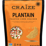 Craize Plantain Toasted Corn Crackers 4oz
