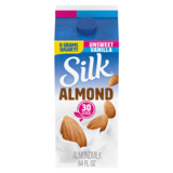 Silk Unsweetened Vanilla Almond Milk 1/2 Gallon
