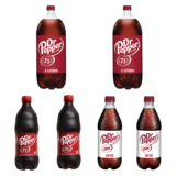 2 Dr Pepper 2 Liter and 2 Dr Pepper 20oz and 2 Diet Dr Pepper 20oz