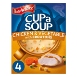 Batchelors Cup a Soup Chicken & Vegetable with Croutons 4 Pack, 110g