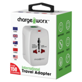 Chargeworx International 4-in-1 Worldwide Voltage Travel Adaptor