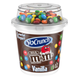 Yocrunch Vanilla Yogurt with Milk Chocolate M&M's 6oz