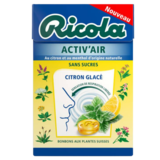 Bonbons Activ'Air Citron Sans Sucre Ricola 50g