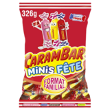 Bonbon Mini Carambar Fête Assortis 326g