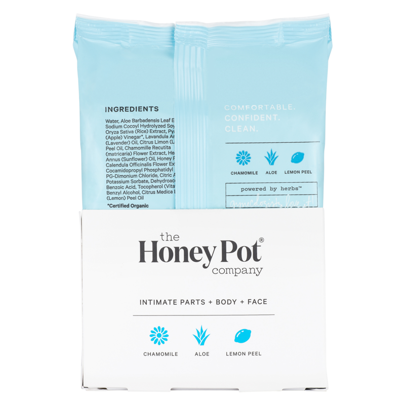 The Honey Pot Sensitive Intimate Wipes 30ct Health fast delivery by