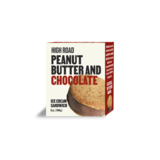 High Road Peanut Butter Cookies with Chocolate Ice Cream Sandwich 5oz