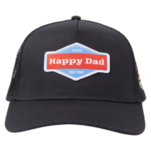 Black happy dad hat Clearance