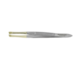 Manicare Slant Tweezer, Gold Plated, 1pcs