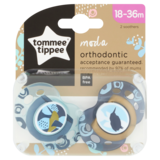 Tommee Tippee Moda Orthodontic Soothers 18-36m, 2pcs