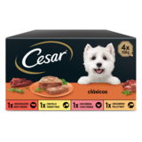 Pâtée pour Chien Poulet & Boeuf Cesar 4x150g