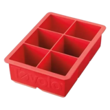 King Cube Ice Tray Red