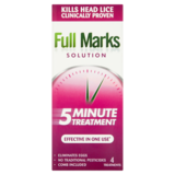Full Marks Head Lice Solution with Comb, 200ml